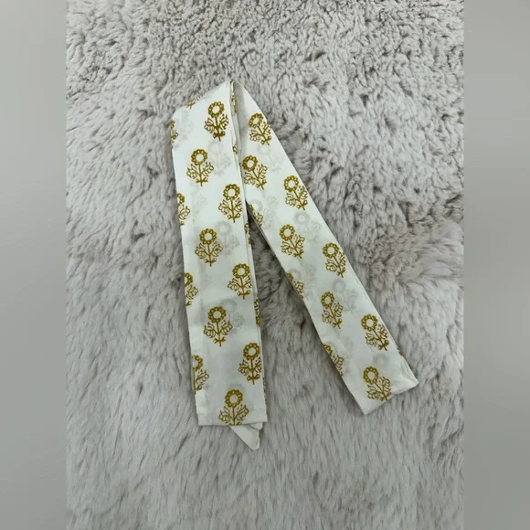 NWT DOEN Opal Dress in Cream Sunflower Block Print - XS - Picture 8 of 8